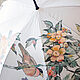 Hand-painted umbrella 'Flowers and Birds'. Umbrellas. UmbrellaFineArt. My Livemaster. Фото №6