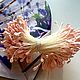 Triple Beam! Japanese flower stamens, light pink color(600pcs). Stamens. SilkDream WorkShop. Online shopping on My Livemaster.  Фото №2