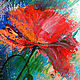 'The movement in the Flow' - author's picture with poppies oil on canvas. Pictures. Multicolor Gallery. My Livemaster. Фото №4