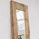 Full-length mirror made of barn boards 'Oude 1'. Mirror. Stolyarnoe pr-vo U.LOFT (g. Ivanovo). Интернет-магазин Ярмарка Мастеров.  Фото №2