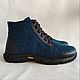 Men's felted running shoes. Boots. Zhanna. Online shopping on My Livemaster.  Фото №2