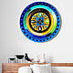 Round interior painting of the Mandala 'Infinity of the ocean', Pictures, Krasnodar,  Фото №1