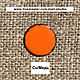 Эмаль HILLER непрозрачная Оранжевая Orange №6800 молотая 10 грамм, Фурнитура для украшений, Санкт-Петербург,  Фото №1