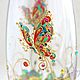 Vase 'Flying Butterfly'. Stained glass painting. Vases. RomanticArtGlass. My Livemaster. Фото №6