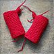 Митенки *Уютные*. Ручная работа. Митенки. Olivia_knit. Интернет-магазин Ярмарка Мастеров.  Фото №2