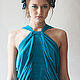 Dress 'Blue cocon'. Dresses. BORMALISA. Online shopping on My Livemaster.  Фото №2