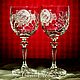 Подарочные бокалы на годовщину свадьбы 2 шт. Подарки. GLASS-DECO. Ярмарка Мастеров.  Фото №4