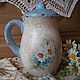 Order 'Tenderness of June'-a ceramic jug. Hundred centuries. Livemaster. . Pitchers Фото №3
