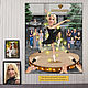 A gift to a woman friend colleague for a birthday Cartoon ballerina dancing, Caricature, Moscow,  Фото №1