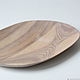 Thin wooden serving dish. The color is 'chalk', Utensils, Moscow,  Фото №1