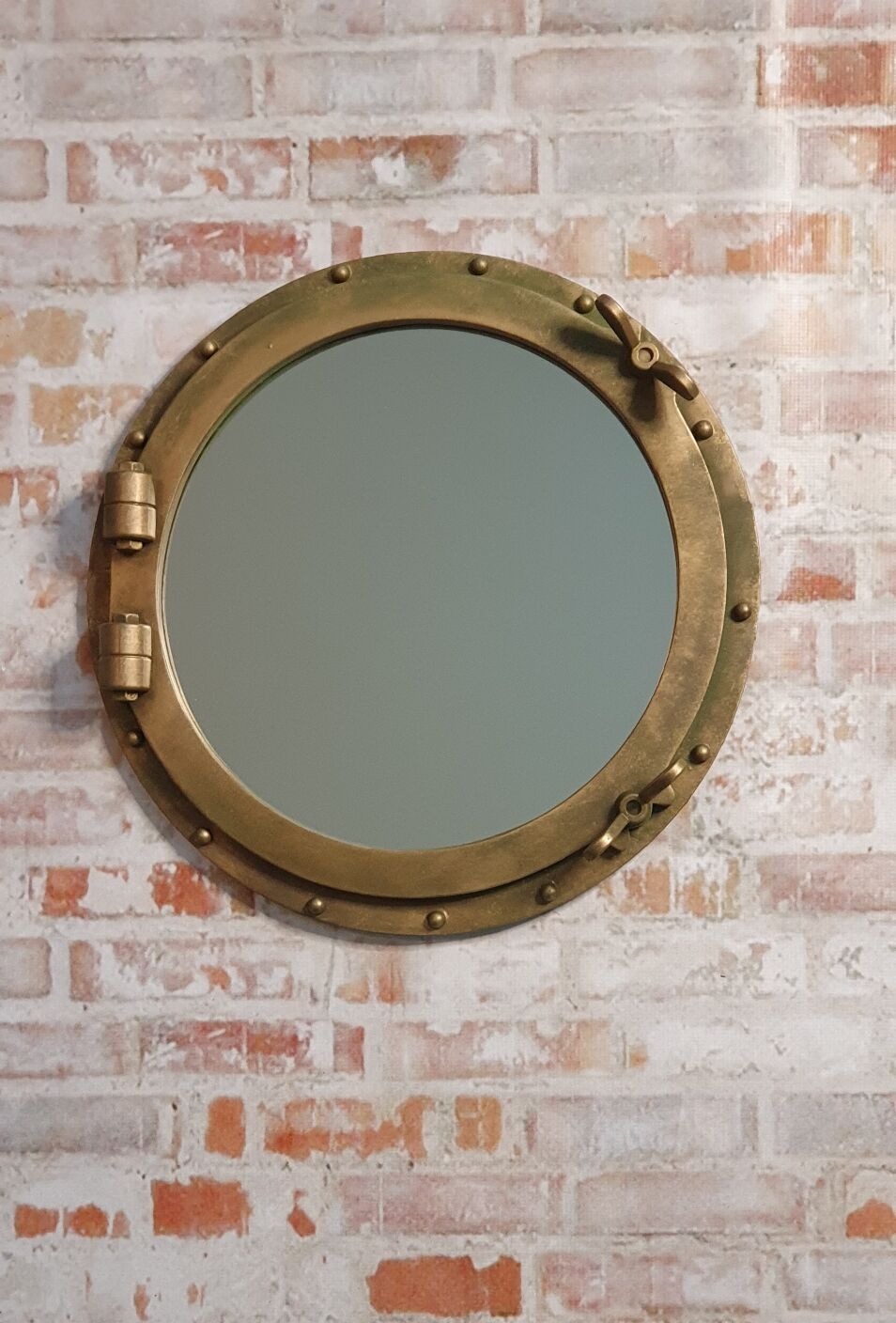Лофт зеркало круглое иллюминатор в интернет-магазине Ярмарка Мастеров ...