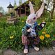 Белый кролик из Алисы в стране чудес , Войлочная игрушка, Калининград,  Фото №1