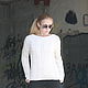 Пуловер из матового шёлка "Косы". Pullover Sweaters. gallery Korban Sofia. Online shopping on My Livemaster.  Фото №2