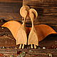 'The angles of a happy family life' Composition of wood, Figurine, Pushkino,  Фото №1