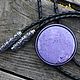 Галстук боло «Черничное суфле» из кожи с чароитом!. Колье. Татьяна Фикачева (Oduvanchik). Ярмарка Мастеров.  Фото №5
