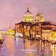 Oil painting on canvas. Golden Lights of Venice. Italy. Pictures. Painting gallery of Metsenatova Val. Online shopping on My Livemaster.  Фото №2