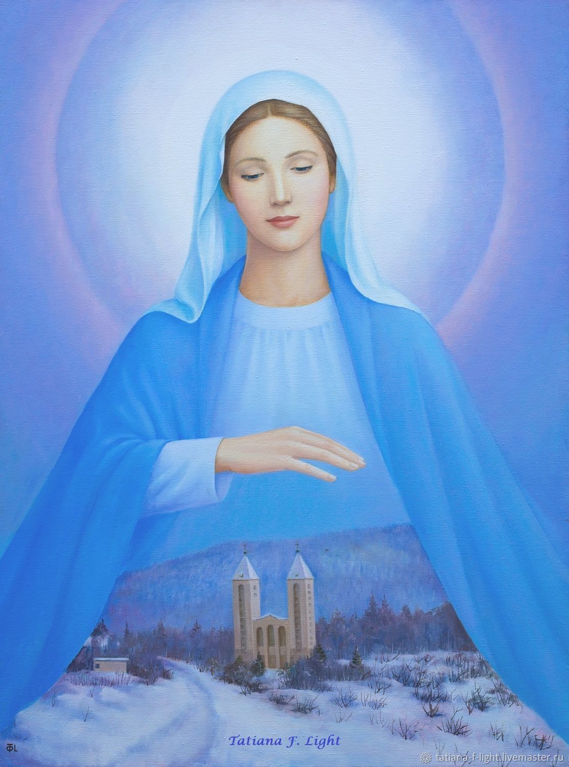Как выглядит матерь жизни PROTECTOR - APPARITION OF VIRGIN MARI IN MEDJIGORYE в интернет-магазине на Ярмар