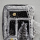 Брошь текстильная Один дома. Брошь-булавка. Елена Аксенова (elele). Ярмарка Мастеров.  Фото №5