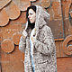 Order Women's knitted coat with hood. CUTE-KNIT by Nata Onipchenko. Livemaster. . Coats Фото №3