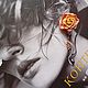 Серьги  "High Magic" с розами и хрусталем /можно клипсы. Серьги классические. Irish-flo украшения с цветами. Ярмарка Мастеров.  Фото №10