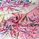 Batik scarf 'Pink Lily' silk-wool. Wraps. Amarga SilkPainting. Online shopping on My Livemaster.  Фото №2