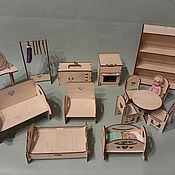 Куклы и игрушки ручной работы. Ярмарка Мастеров - ручная работа Furniture for dolls up to 20cm. Handmade.