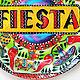 'Fiesta ' Set of 3 plates on the wall in the Mexican style. Decorative plates. Art by Tanya Shest. Online shopping on My Livemaster.  Фото №2
