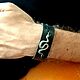 Men's bracelet genuine leather snake, Cuff bracelet, Moscow,  Фото №1