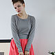 Заказать Тёплое двухцветное короткое платье. Dudu-dress. Ярмарка Мастеров. . Платья Фото №3
