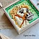 Открытка из сухофруктов Конь Максимус из м/ф Рапунцель. Сувениры из фильмов. Букет на обед. Интернет-магазин Ярмарка Мастеров.  Фото №2