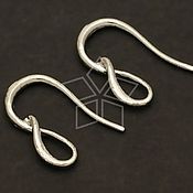Материалы для творчества handmade. Livemaster - original item Small shvenzy art.2-56 for brass earrings with matte rhodium. Handmade.