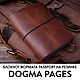 DOGMA PAGES PASSPORT notebook / Red-brown, Notebooks, Saratov,  Фото №1
