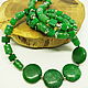 Beads 66 cm Juicy greens (tinted quartz). Beads2. Selberiya shop. My Livemaster. Фото №6
