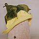 Bath hat 'Bell'. Textiles for a bath. Nataly Kara - одежда из тонкого войлока. My Livemaster. Фото №6