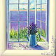Oil painting on canvas. Serenity lavender morning. Pictures. Painting gallery of Metsenatova Val. Online shopping on My Livemaster.  Фото №2