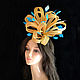Order 'Gold with turquoise'. Novozhilova Hats. Livemaster. . Hats1 Фото №3