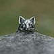 Fox Ring with blue cubic Zirconia | 925 Silver, Rings, Moscow,  Фото №1