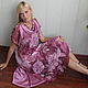 Заказать Летнее платье Пионы::"Peony with Love" dress Pink peony. BatikStyle. Ярмарка Мастеров. . Платья Фото №3