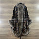 Order Poncho from the Pavlovsky Posad shawl 'Russian seasons' with fox fur. Olga Lavrenteva. Livemaster. . Ponchos Фото №3