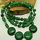 Beads 66 cm Juicy greens (tinted quartz). Beads2. Selberiya shop. My Livemaster. Фото №5
