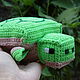 Turtle from the game Minecraft. Turtle Minecraft.  Minecraft. Stuffed Toys. Knitted toys & Wood products. Online shopping on My Livemaster.  Фото №2