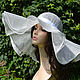 Summer hat ivory. Hats1. Novozhilova Hats. Online shopping on My Livemaster.  Фото №2