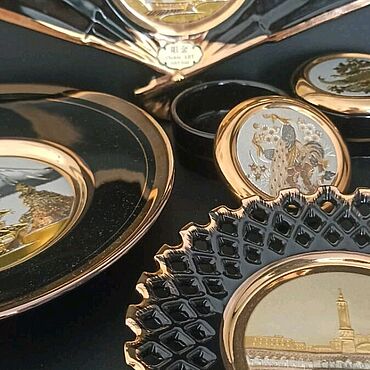 Винтаж ручной работы. Ярмарка Мастеров - ручная работа Винтаж: Винтажный коллекционный фарфор Art of Chokin. Handmade.