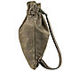 Order Leather backpack 'Selena' (olive). Russian leather Guild. Livemaster. . Backpacks Фото №3