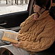 Handmade wool sweater with an oversize collar to order. Sweaters. Kardigan sviter - женский вязаный свитер кардиган оверсайз. My Livemaster. Фото №9