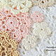 Order A set of knitted decorations for scrap, etc. Natalie crochet flowers. Livemaster. . Scrapbooking Elements Фото №3