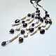 Necklace with amethyst and pearls. Necklace. Sonia Dov jewellery. My Livemaster. Фото №6