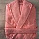 Bathrobe Terry pink, Robes, Moscow,  Фото №1