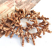 Материалы для творчества handmade. Livemaster - original item Sea Urchin Spiral Needle Beads 10 pcs.. Handmade.