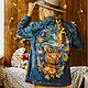 Denim jacket with a print Portrait of a pet. Customizing clothing, Outerwear Jackets, Omsk,  Фото №1